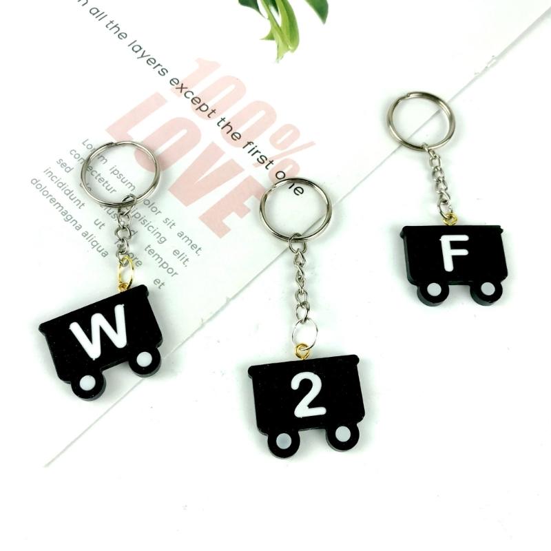 Resin Keychain Earrings Molds DIY Alphabet Number Casting Mold Jewelry Craft Making Tools for Making Hanging Ornaments