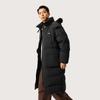 Li Ning Sports Trend Series Warm Hooded Long Comfortable Versatile Down Jacket Unisex Outerwear Black AYMU177-1