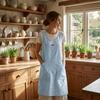 Wear Resistant Waistcoat Style Apron Breathable Coffee House Aprons Durable Kitchen Apron  Baking