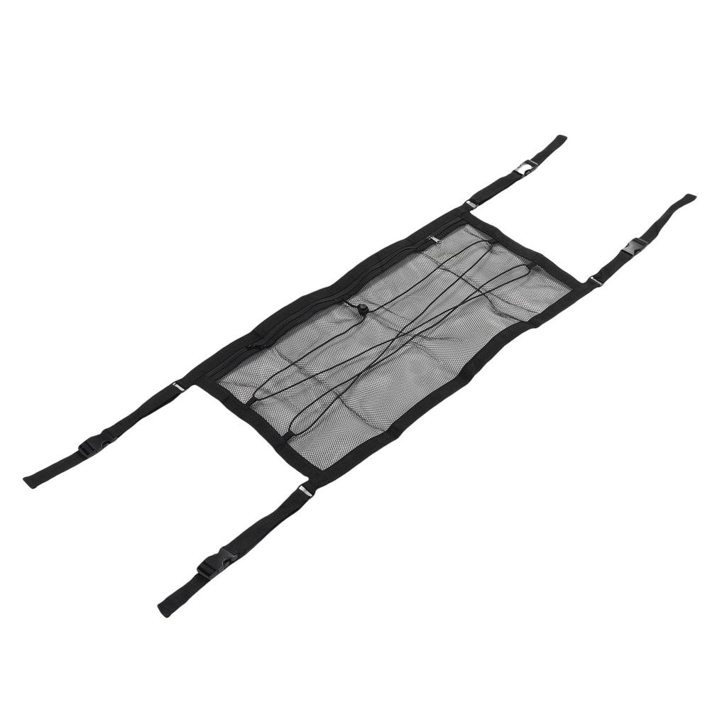 Wagen-Ladenetz für Kinderwagen 27,6x13,8 Zoll Dehnbar Faltbar Seiten-Ladenetz für zusätzlichen Stauraum Großer Stauraum