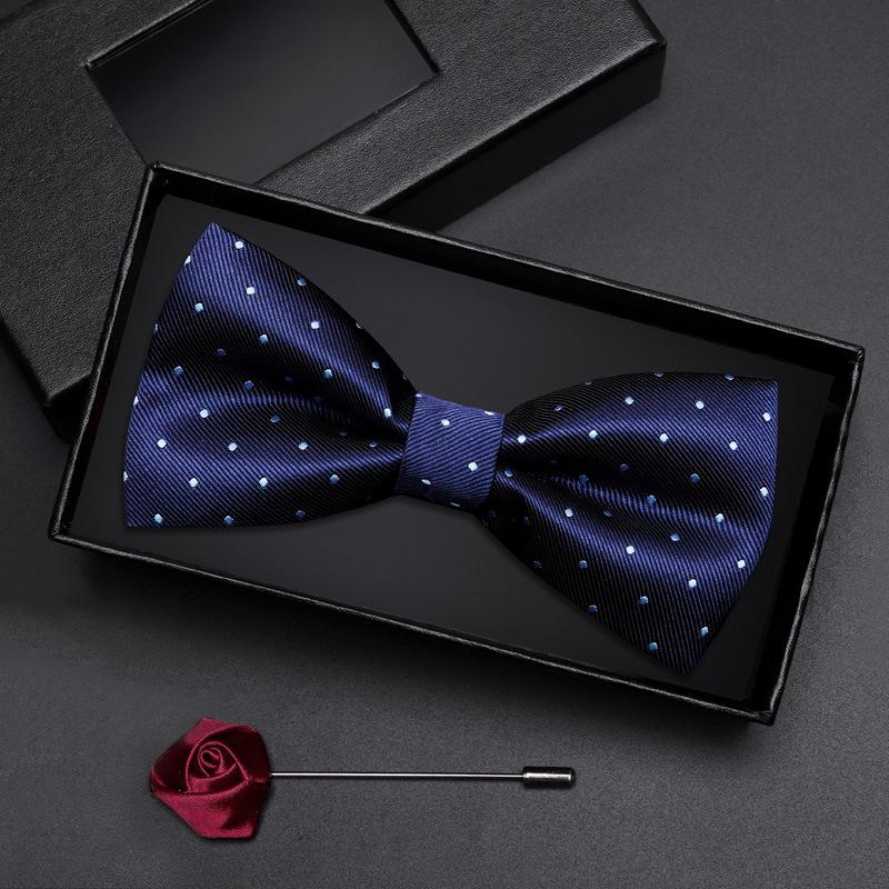 Geschenkbox Herren Fliege Männlich Trauzeuge Bräutigam Bordeauxrote Fliege Formelle Hochzeit Britische Koreanische Version Fliege