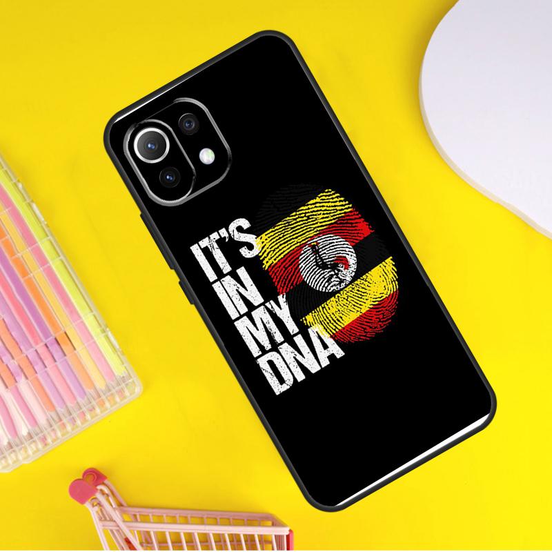 Uganda Flag Cover For Xiaomi 14 Ultra 13 11T 12T 13T 14T Pro POCO X7 X6 Pro X3 X5 F3 F5 M6 F6 Pro Case