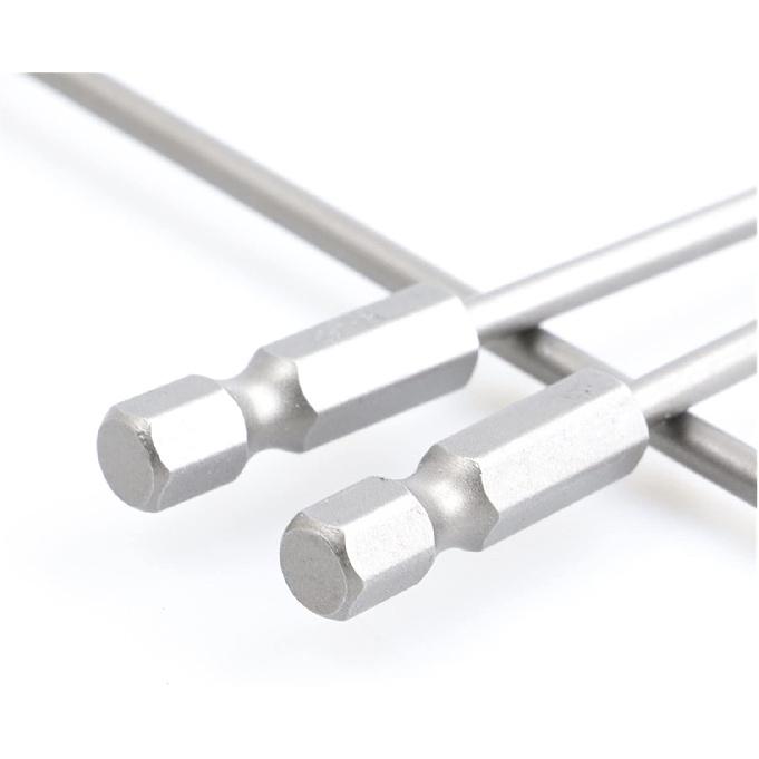50mm 10Pcs OR 13Pcs Set Security Tamper Proof Magnetic Screwdriver Drill Bit Screw Driver Bits Hex Torx Flat Head 1/4" Hand Tool Screwdriver(T30