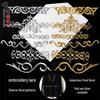 Honeysuckle Pattern Opera Ethnic Costume Embroidery Fabric Patch Sticker
