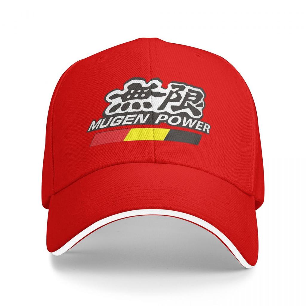 Mugen Power Racing Basebollkepsar Snapback Basebollkepsar Andningsbara Casual Keps Utomhus för Män Och Kvinnor