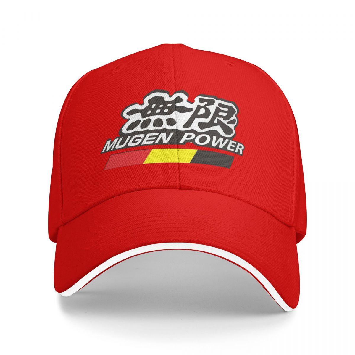 

Mugen Power Racing Baseball Caps Snapback Baseball Hats Breathable Casual Casquette Outdoor for Men And Women One Size