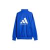 adidas Logo Stand Collar Half-Zip Long Sleeve Sweatshirt Unisex Sweatshirt Blue IW1624
