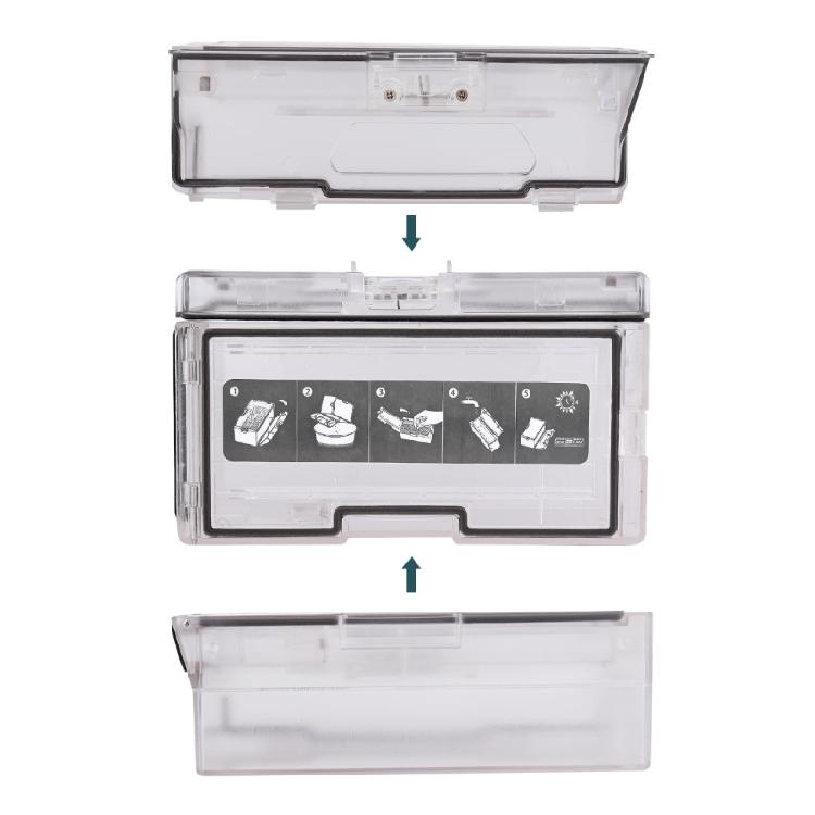Replacements Dust Box Spare Part For Robot Vacuum Cleaner Removable Dust Case Sweeper Accessories