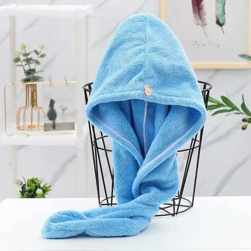 Grow Towel Hair Bathroom Accessories Fast Home & Garden Bath Beach Towels Spa Drying Shower Cap Supplies Superfine Fiber Soft