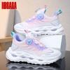Girls Casual Sneakers Lightweight Breathable School Shoes for Kids Non-Slip Comfortable Fashion Walking Shoes Playground Shoes