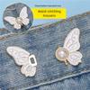 Butterfly Waist Buckle Detachable Buckle Elastic Buckle for Jeans, Cuffs, Collars Multifunctional Detachable Button Without Sewing Waist Button