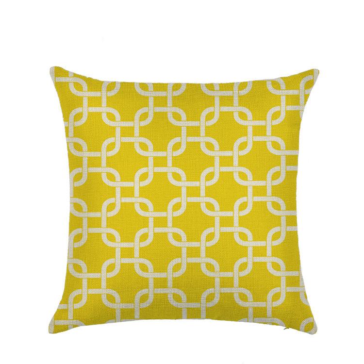 Geometric Pillow Cover, Abstract Line, Home Living Room, Sofa Cushion Cover, Bedroom Bedside Pillow Cover
