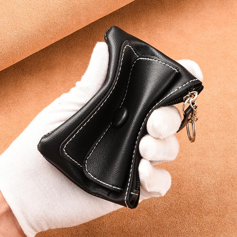 Mini Change Bag, Key Bag, Men's and Women's Short Small Wallet, Card Bag, Coin Storage Bag, Multi-functional Clutch Bag.