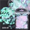 Nail Art Sequins Ins Winter Colorful Gradient Maple Leaf Flakes Trendy Nail Jewelry Bag