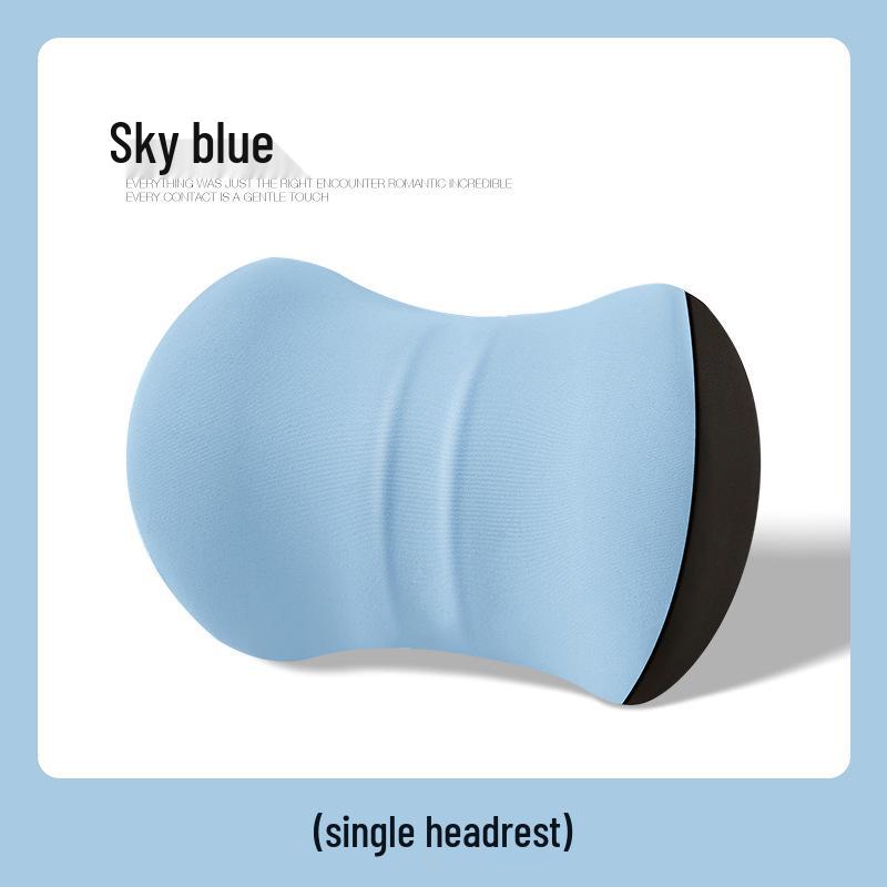 Auto Nacken- und Lendenwirbelstütze: Memory-Schaum-Kopfstützkissen-Set für alle Jahreszeiten