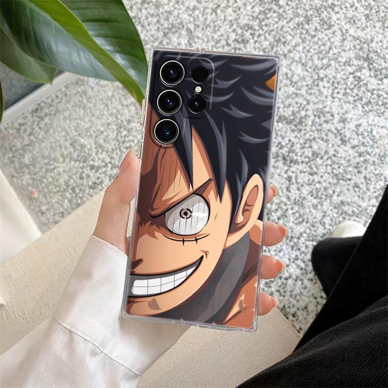 Cool One-Pieces Luffy Zoro Anime S26 Ultra Case For Samsung Galaxy S25 S26 S24 S23 Ultra S22 S20 Plus S21 FE A57 5G Phone Cover