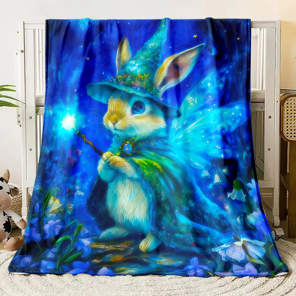 Anime Cute Cartoon Flannel Thin Blanket Bedroom Blanket, Iving Room,sofa Blanket,student Office Nap,camping Trip,children's Gift