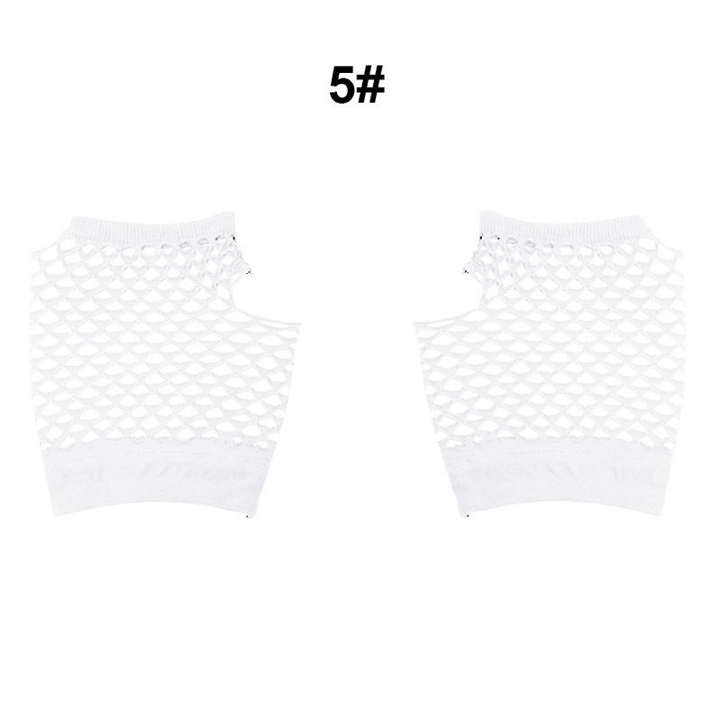 Girls Short Fishnet Fingerless Gloves Gloves Party Gloves Fishnet Gloves