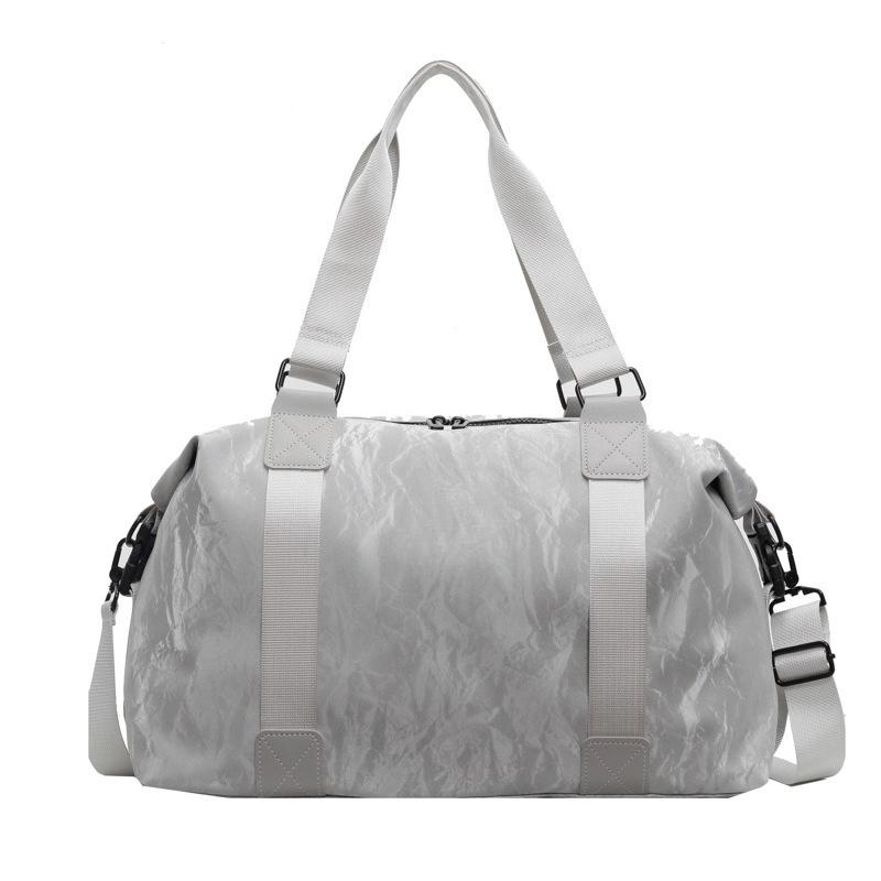 Dark Pattern Fashionable Simple Travel Portable Travel Bag Dry and Wet Separation Sports Gym Bag Can Be Used To Cover Pull Rod