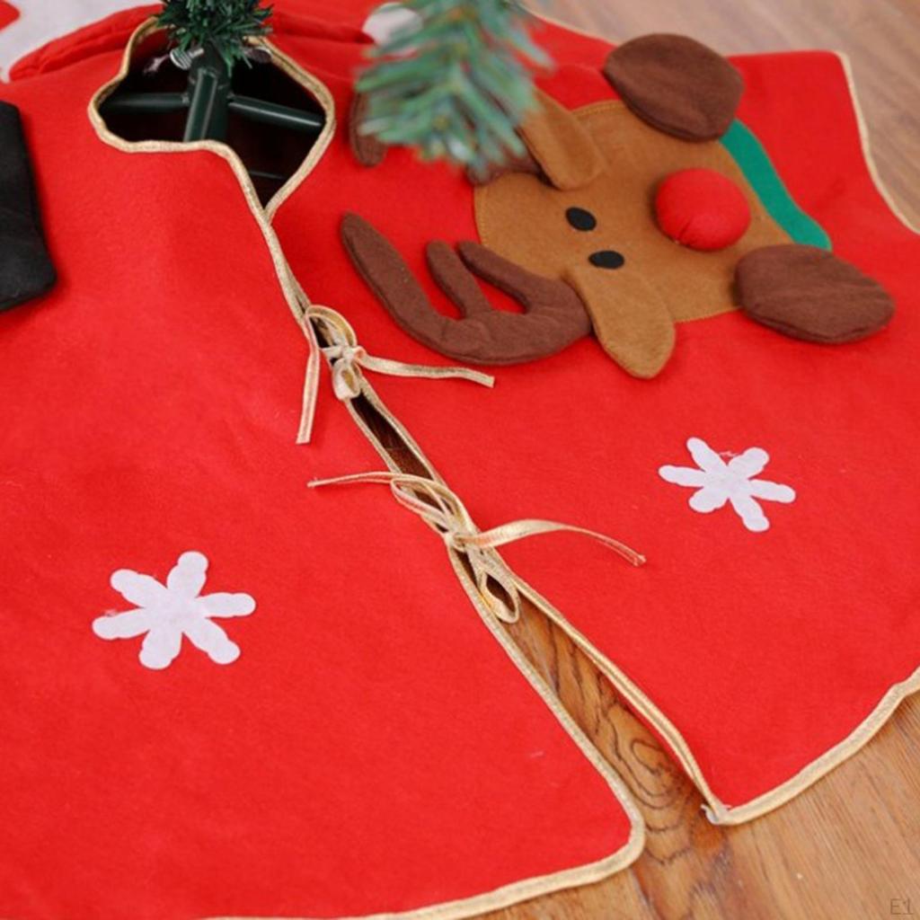 Tree Skirt Decor 100cm Round Cover Christmas for Year