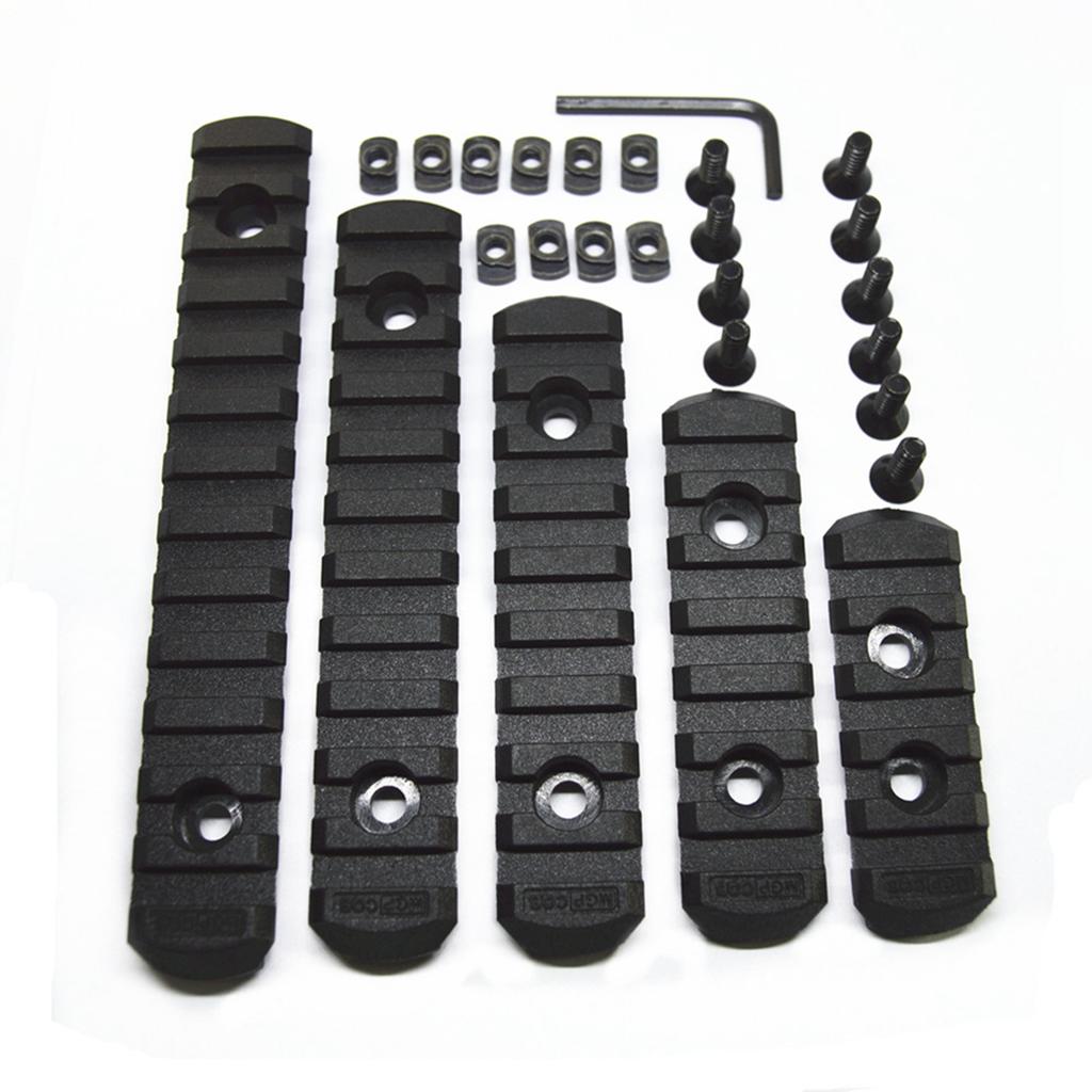 M Lok Picatinny Rail 5 7 9 11 13 Slots Mlok Scope Mount Weaver Nylon Picatinny Side Rails