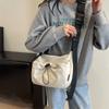 Specially for Solid Color Oxford Fabric Crossbody Bag Casual Cloth Bag Drawstring Wide Shoulder Strap Shoulder Bag