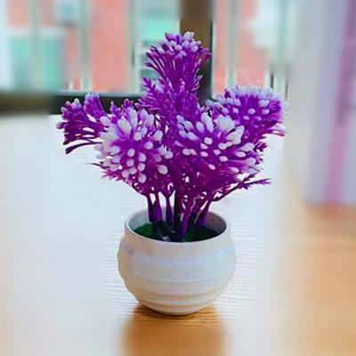Artificial Plant Pot Orchid Desktop Potted Ornaments Plastic Garden Imitation Flower Pot for Home