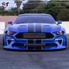18-22 Ford Mustang Wide Body Kit: Resin Front Lip, Fender Flares, Rear Spoiler, Side Skirts