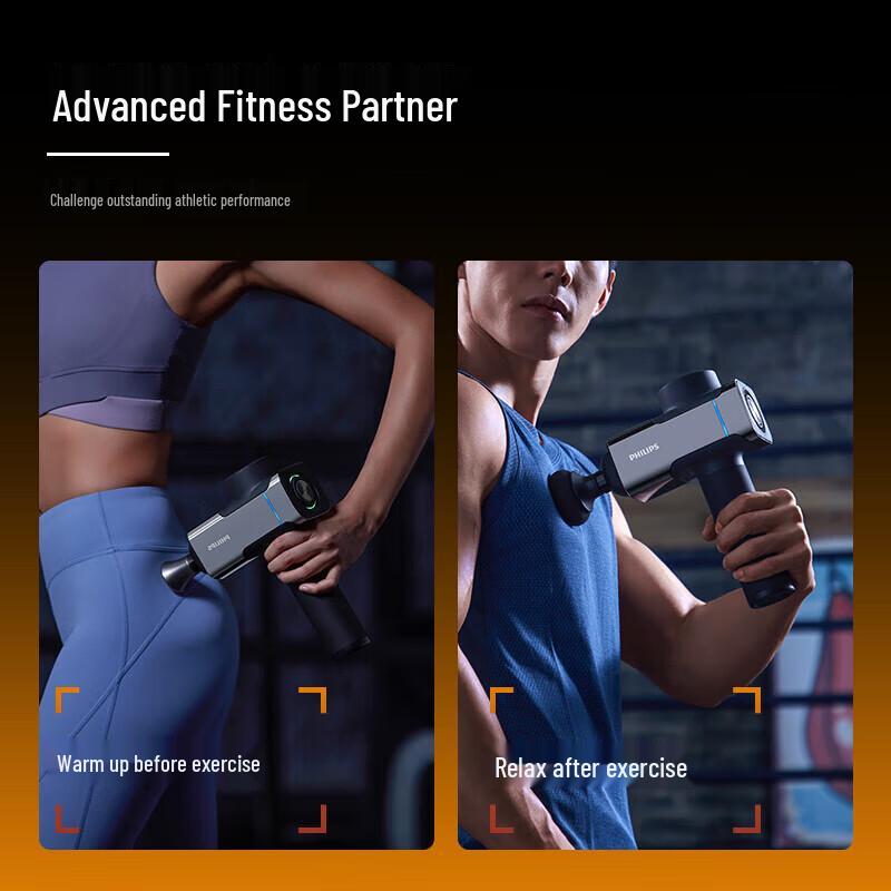 Philips PPM5202G Portable Muscle Fascia Massager Gun