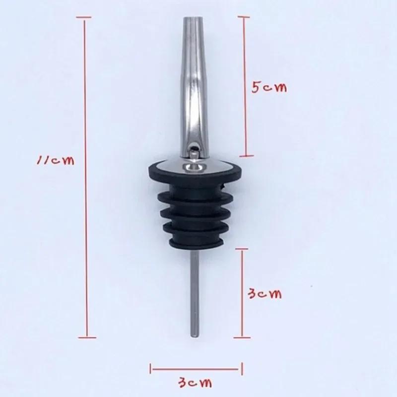 Stainless Steel Wine Pour Wine Bar Cocktail Shaker Fancy Shaker Mouth Wine Bottle Stopper Drain Bottle Stopper