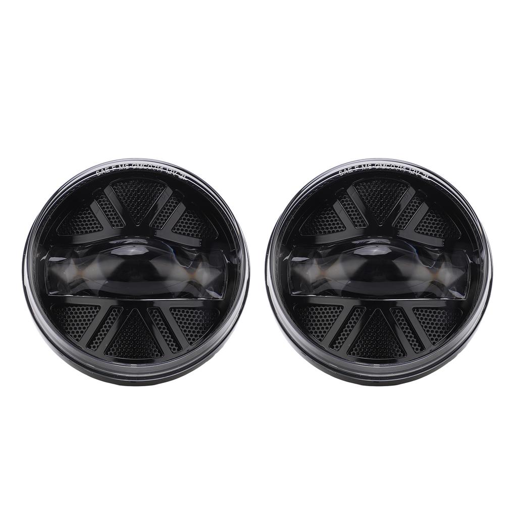 Pair of 5.5in LED Fog Lights 4800LM IP67 Waterproof Replacement for Sierra 1500 2500HD 3500HD