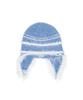 Seinteusaetin Hug Earflap Wool Knit Trooper Hat Blue
