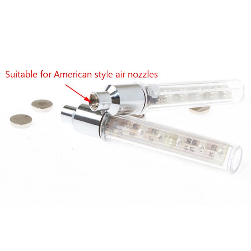 Bisiklet 5 LED Tekerlek Işığı Rüzgar Türbini Kuyruk Işığı Bisiklet Valf Işığı Ölü Sinek Dağ Bisikleti Valf Işığı
