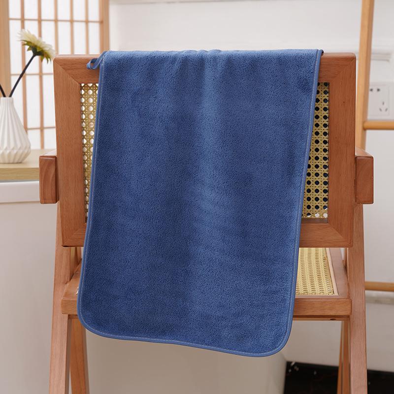 High-Density Coral Fleece Towel: Soft, Absorbent Face Towel for Home, Salon & Barber Shop.