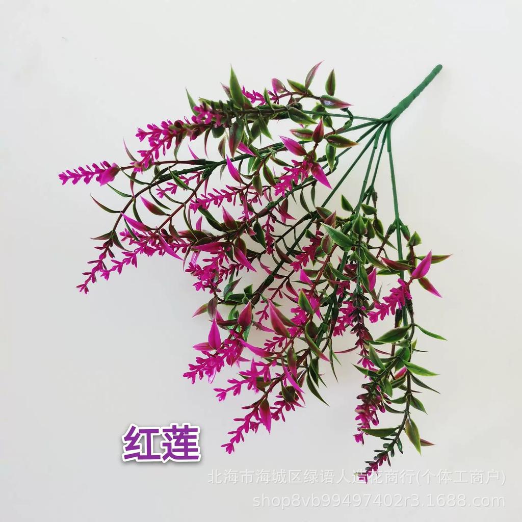 Simulation Of Horsetail Lavender Bouquet Wedding Flower Simulation Grass Living Room Home Office Desktop Flower Arrangement
