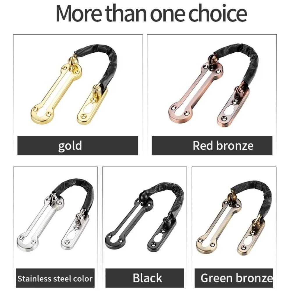 Household Security Chain Anti-theft Doors Bolt Latch Portable Door Locks  Door Lock Hardware