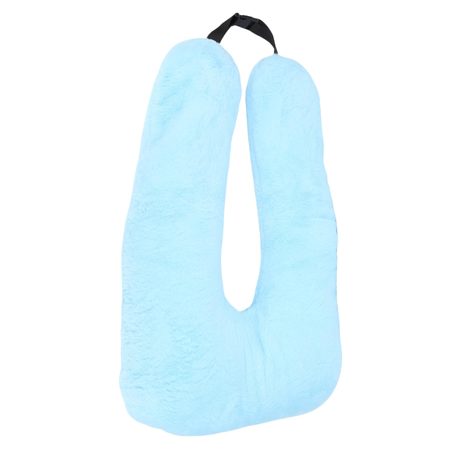 Подушка в форме буквы U для сна в автомобиле, для дальних путешествий, многофункциональная подушка в форме буквы U для автомобиля, серая синий