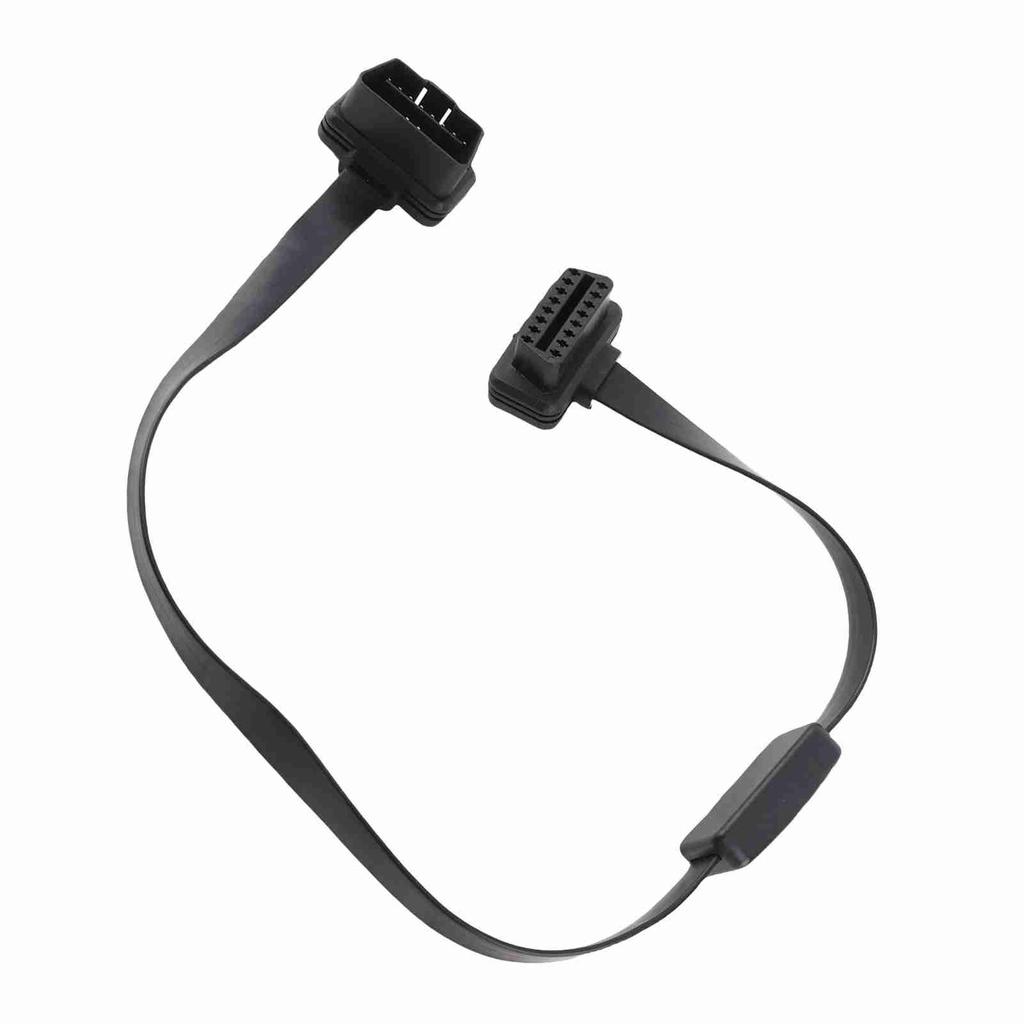 16 Pin Male To Female OBD Extension Cable Adapter Connector With ON OFF Switch
