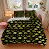 3pcs Batman Signal Bedding Set, Soft Polyester Duvet Cover and Pillowcases Machine Washable Seasons All Suitable & Guest Room Decor258