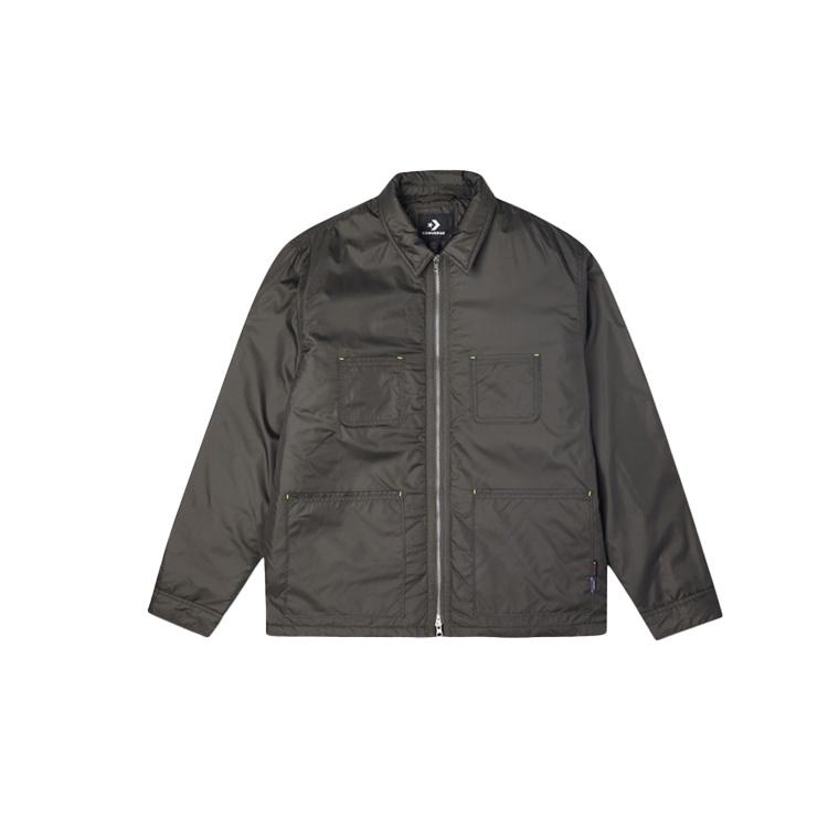Men s Converse Renew Cargo Jacket Gray 10022151-A02 XL