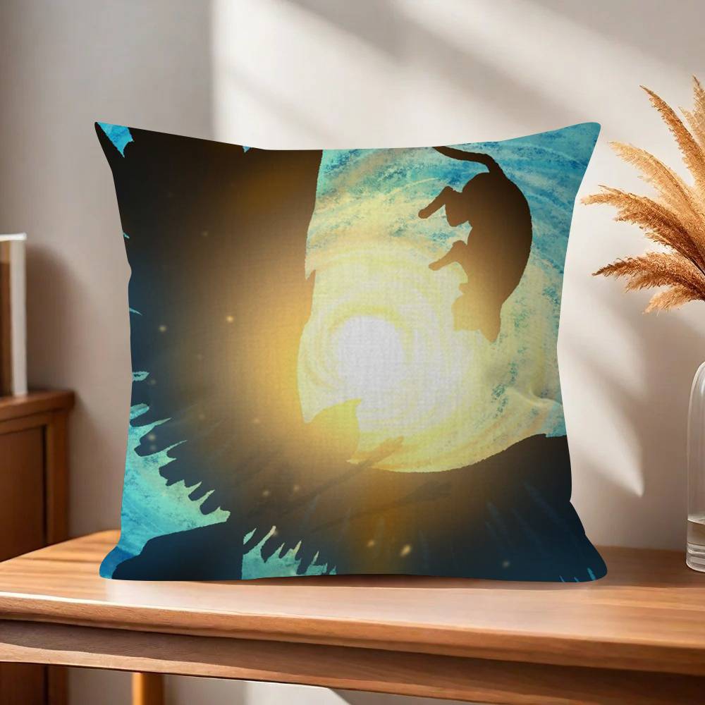 FFlow cute Movie Pillow Gifts Home Office Furnishings Bedroom Sofa Car Cushion Cover case xcm