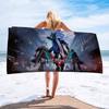 Game D-Devil M-May C-Cry Microfiber Printed Beach Towel Mountain Climbing Yoga Beach Swimming Running Absorbent Soft Towel