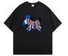 Rainbow Zebra Fun T-shirt with Design - Short Sleeve, Men's and Women's Summer Pure Cotton Round Neck Casual Clothing