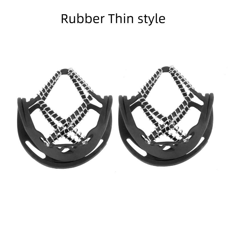1 Pair Non-Slip Ice Snow Gripper Shoe Cover Camping Outdoor Sports Shoe Cover Walk Traction Cleats Ice Crampon Shoe Covers