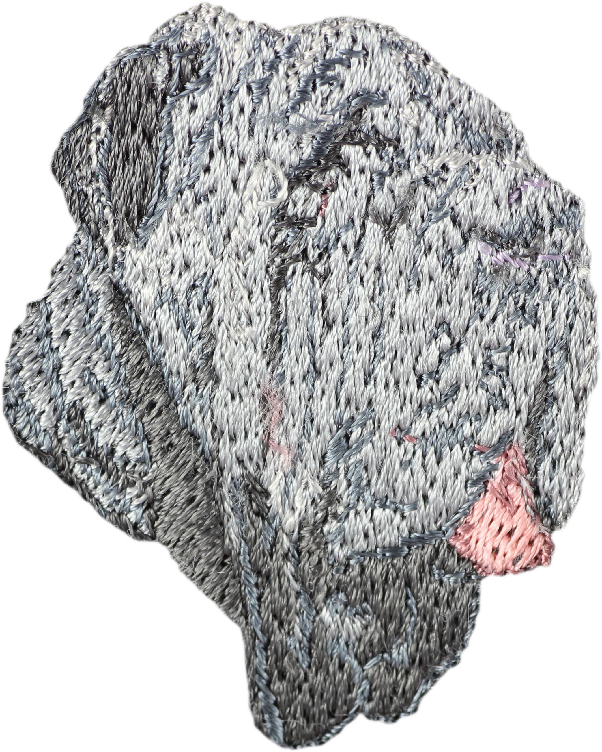 

Neapolitan Mastiff, Mastino Napoletano - dog-shaped patch, embroidered patch, unique decoration for Art-Dog backpack різнокольорові кольору