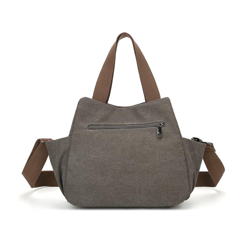 Multi-Compartment Canvas Bag Women's Bag Shoulder Bag Crossbody Bag Mother Bag