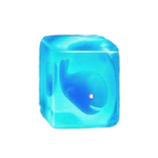 

Stress Cube with Luminous Sea Animal Toy Inside Anxiety Relief Ice Cube Squeeze Sensory Toy Office Workers Relaxation Stress Ball зелёный