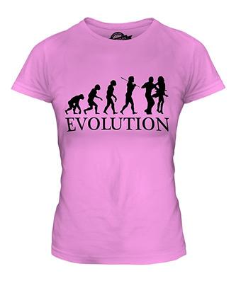 Salsa Dancing Evolution Of Man Ladies Fitted T Shirt Top T-Shirt S Short Sleeve T Shirt Cool Graphic Tshirt Shirt