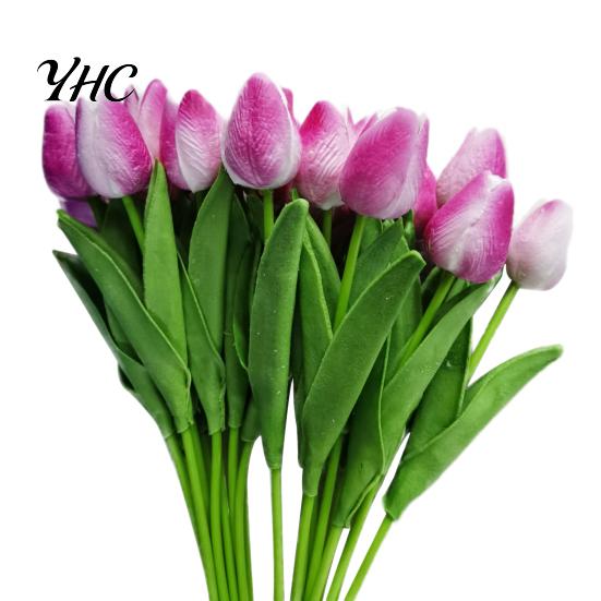 Imitation Tulip Flowers 10Pcs/Set Artificial Home Wedding Simulation Plant Party Decor Gift Photograph Prop Lifelike Flower