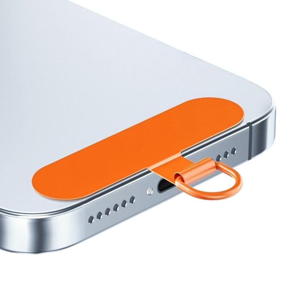 Stainless Steel Metal Phone Tether Tabs for Phone Cases Ultra Thin Universal Cellphone Lanyard Pad